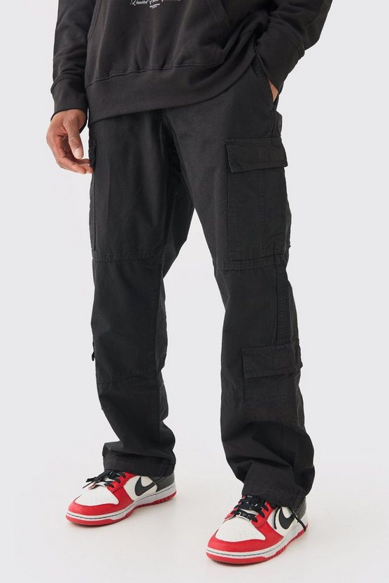 Lockere Cargo Ripstop Hose mit Etikett