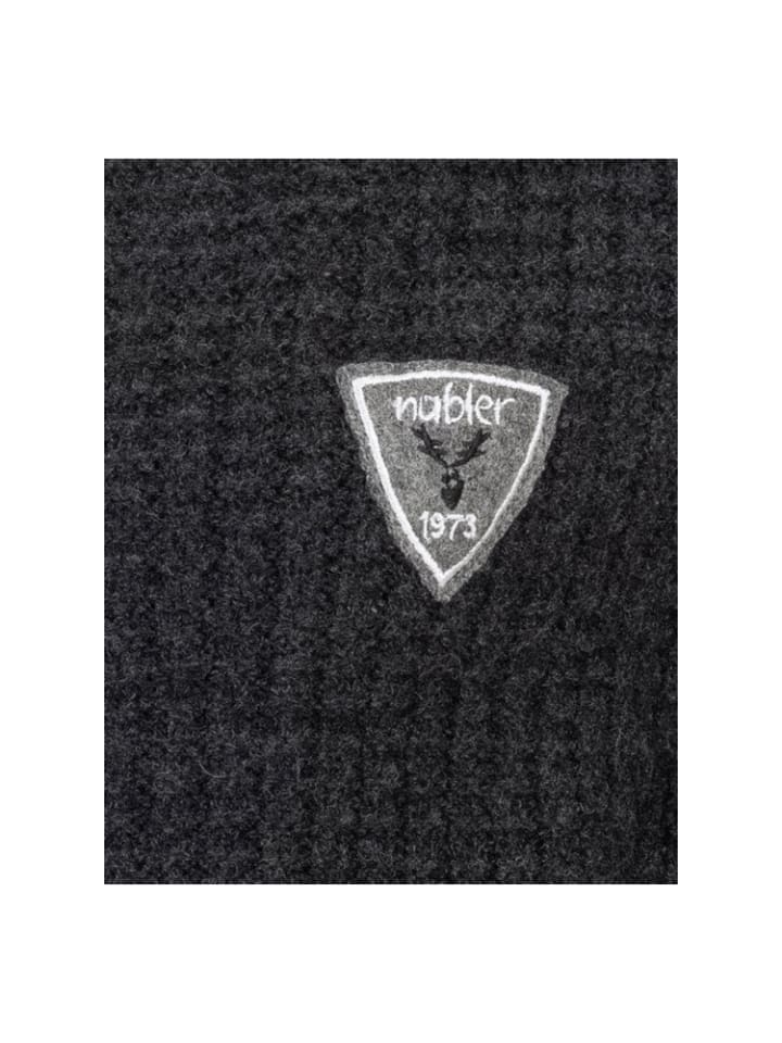 Nübler Trachtenstrickjacke Langarm Hugo in Anthrazit günstig kaufen