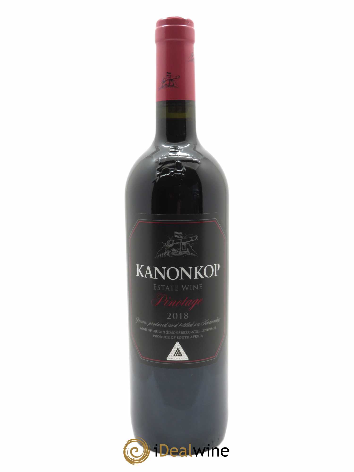 Stellenbosch Kanonkop Black Label Pinotage  2018 - Lot de 1 Bouteille