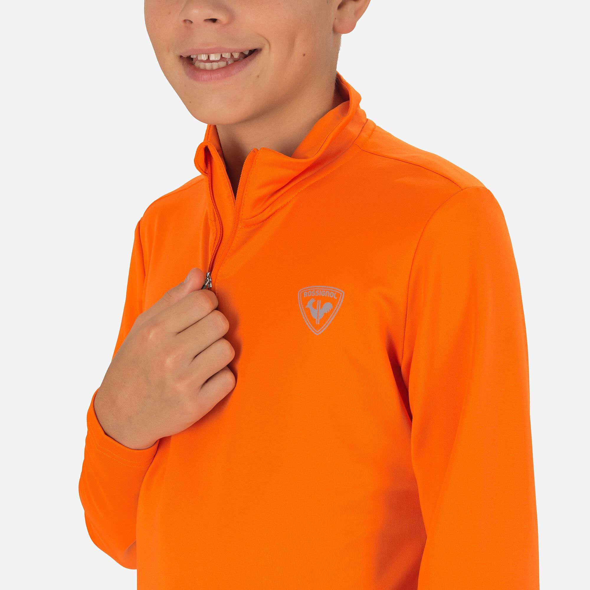 Haut en polaire stretch demi-zip Garçon