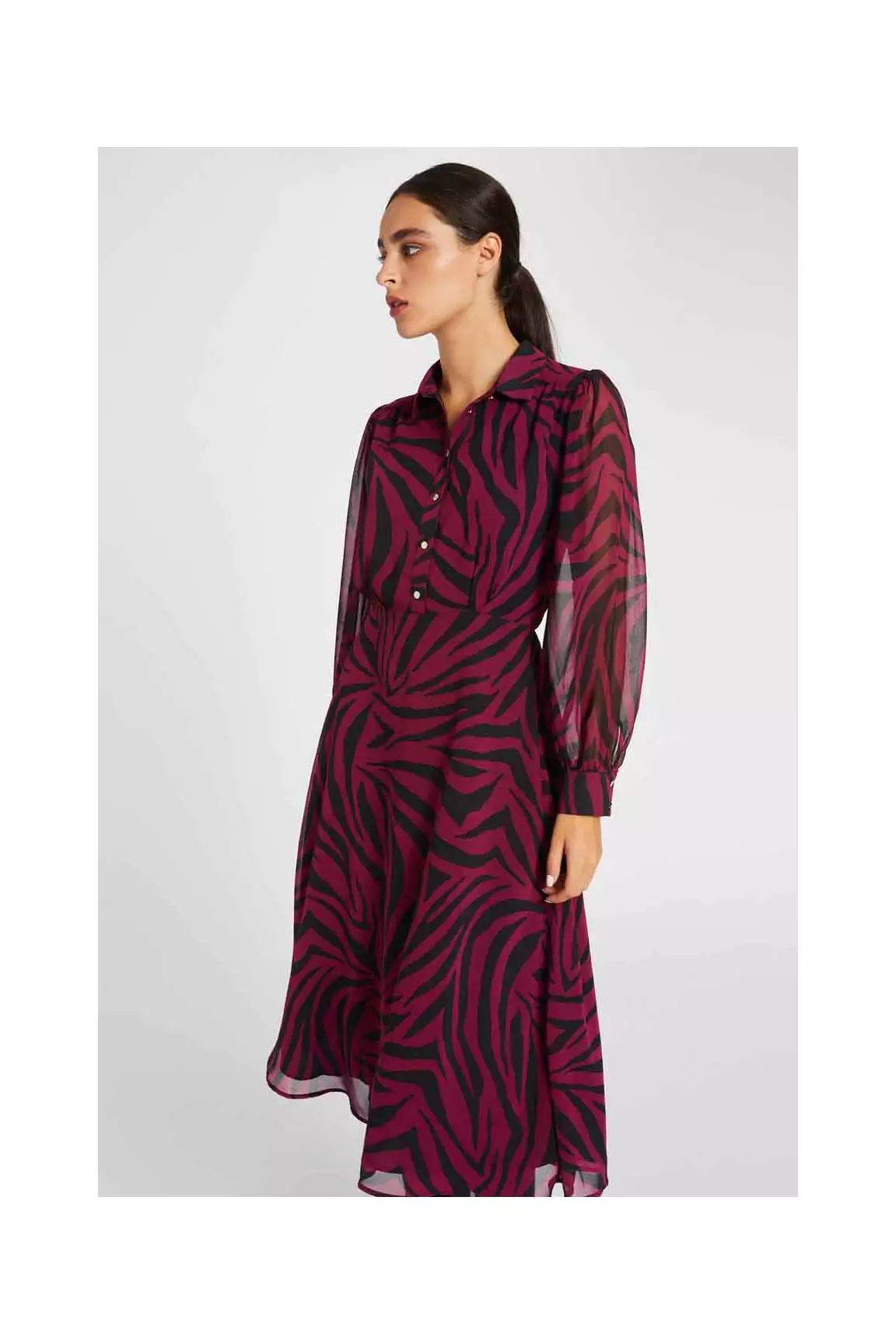 Morgan Robes Longues Femme couleur rouge