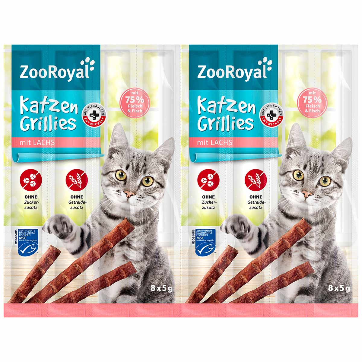 ZooRoyal Katzen-Grillies mit Lachs günstig kaufen