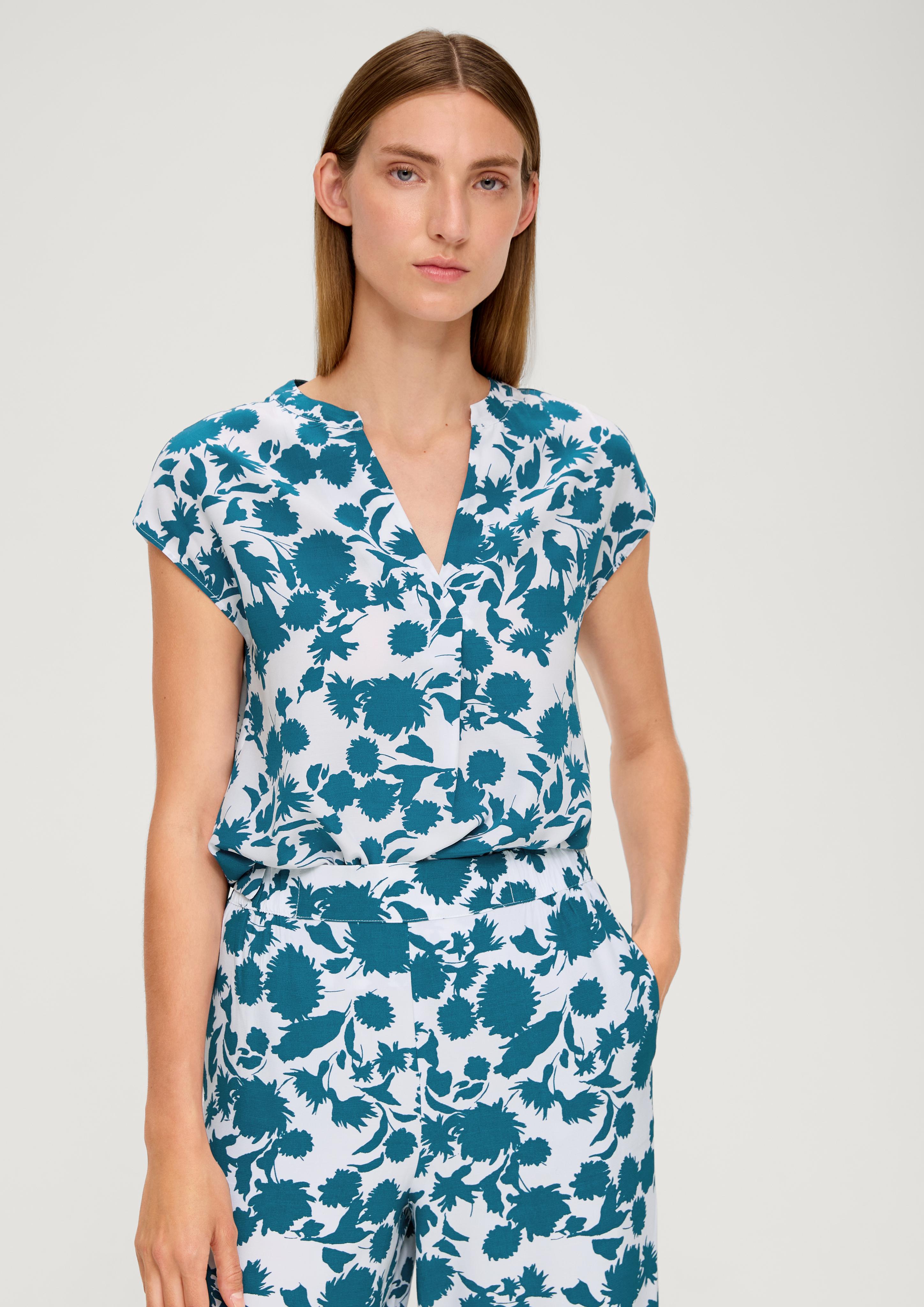 Viskosebluse mit Crêpestruktur  2132292-67A2