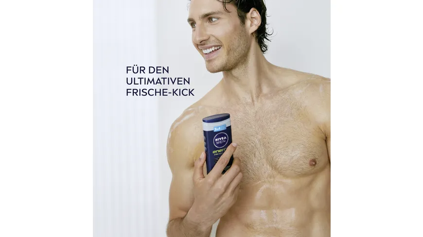 NIVEA MEN Duschgel energy 24H fresh effect 3 in 1 250 ml