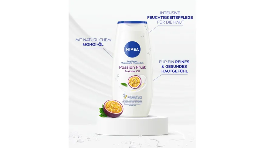 NIVEA Pflegedusche Passion Fruit & Monoi Oil 250 ml