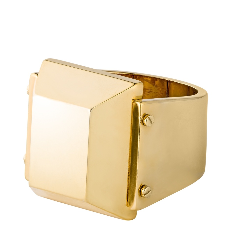 Pippa&Jean Bague tendance Laiton en Or jaune Bague