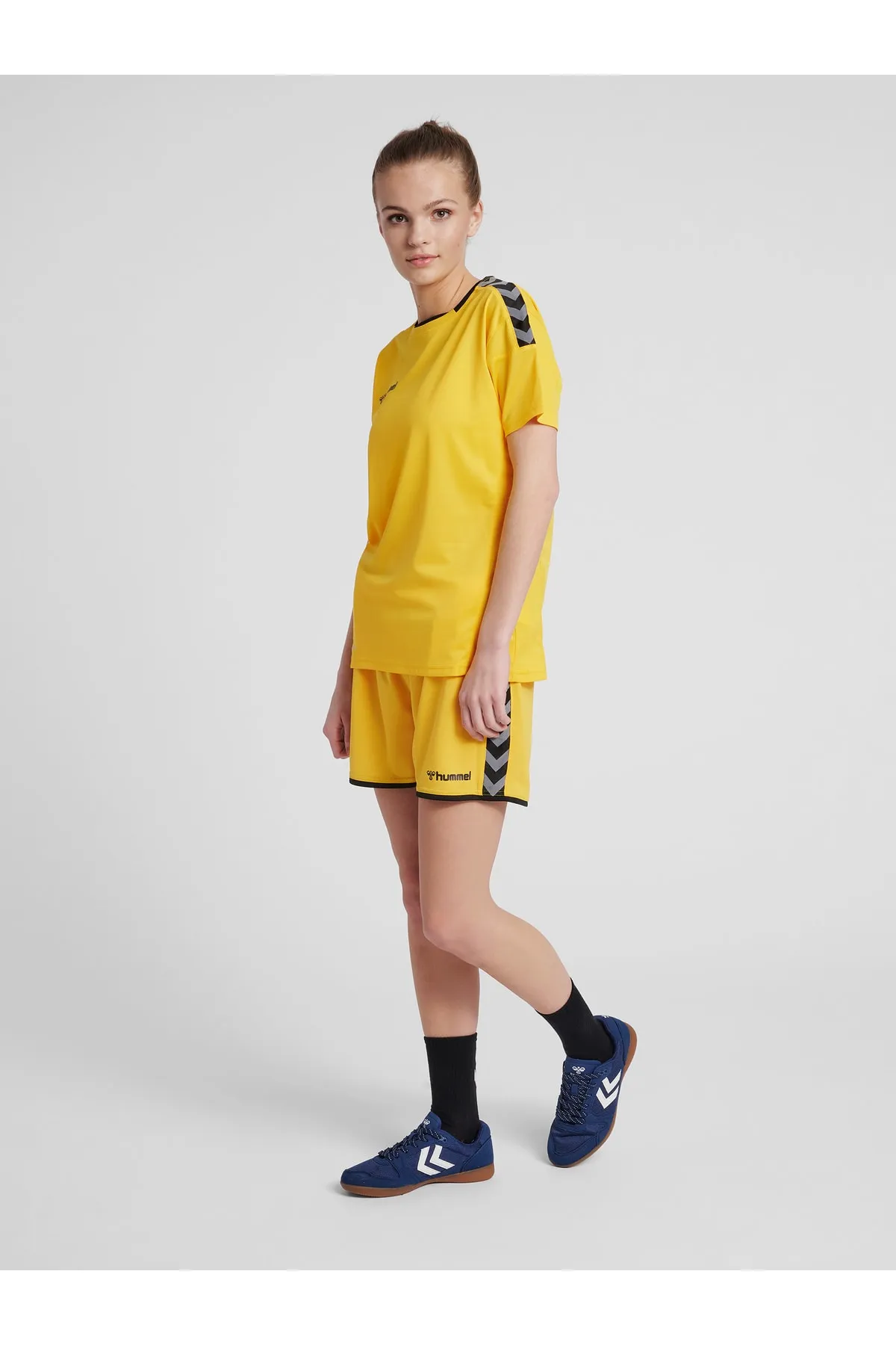 hummel  Kurze Sporthose - Gelb - Mittlerer Bund