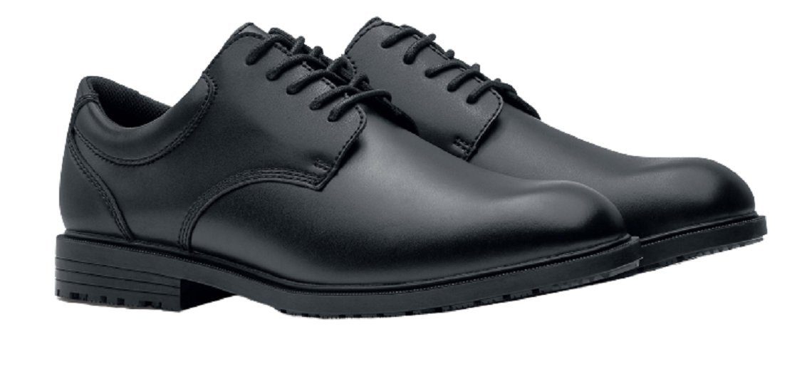 Shoes For Crews CAMBRIDGE III Herrenarbeitsschuh, Leder, schwarz Sicherheitsschuh Leder, wasserabweisend, extrem rutschhemmend