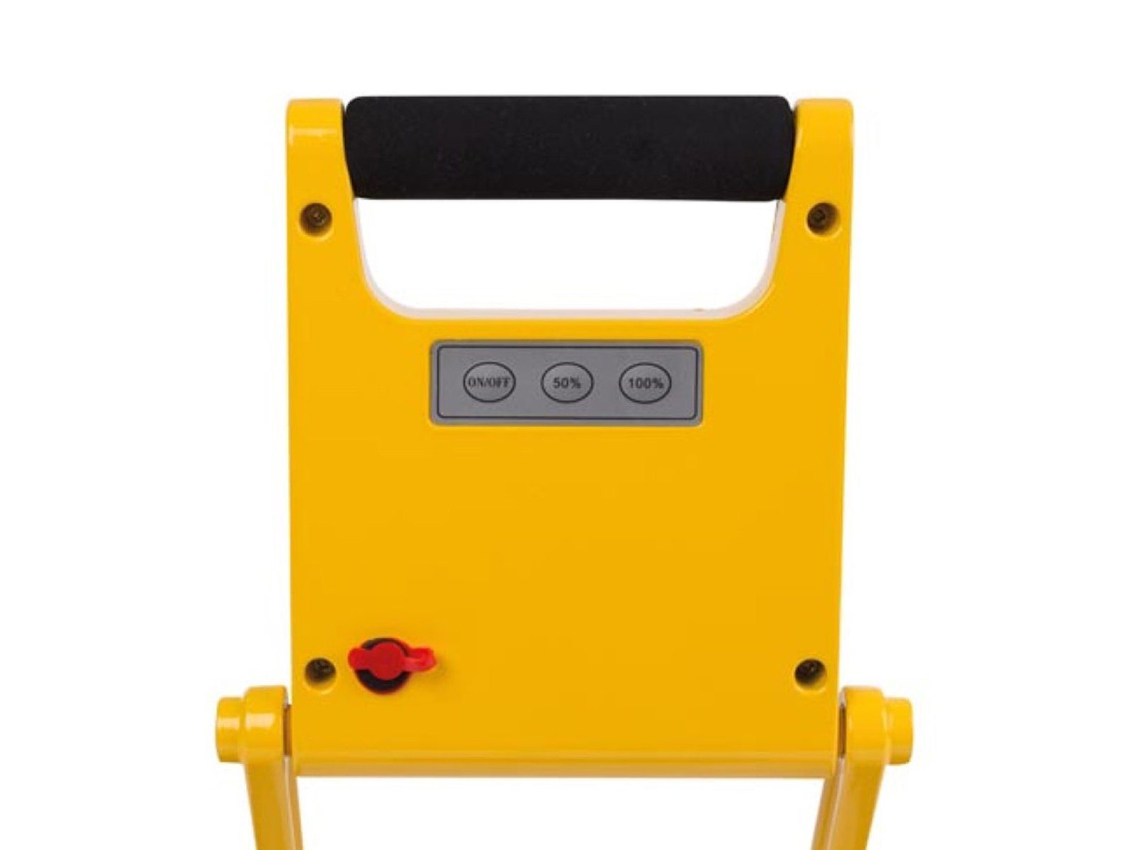 PEREL Baustrahler, LED fest integriert, Neutralweiß, 2x Akku LED Arbeits Bau-Leuchten Werkstatt-Lampen Handlampen IP 44 10W