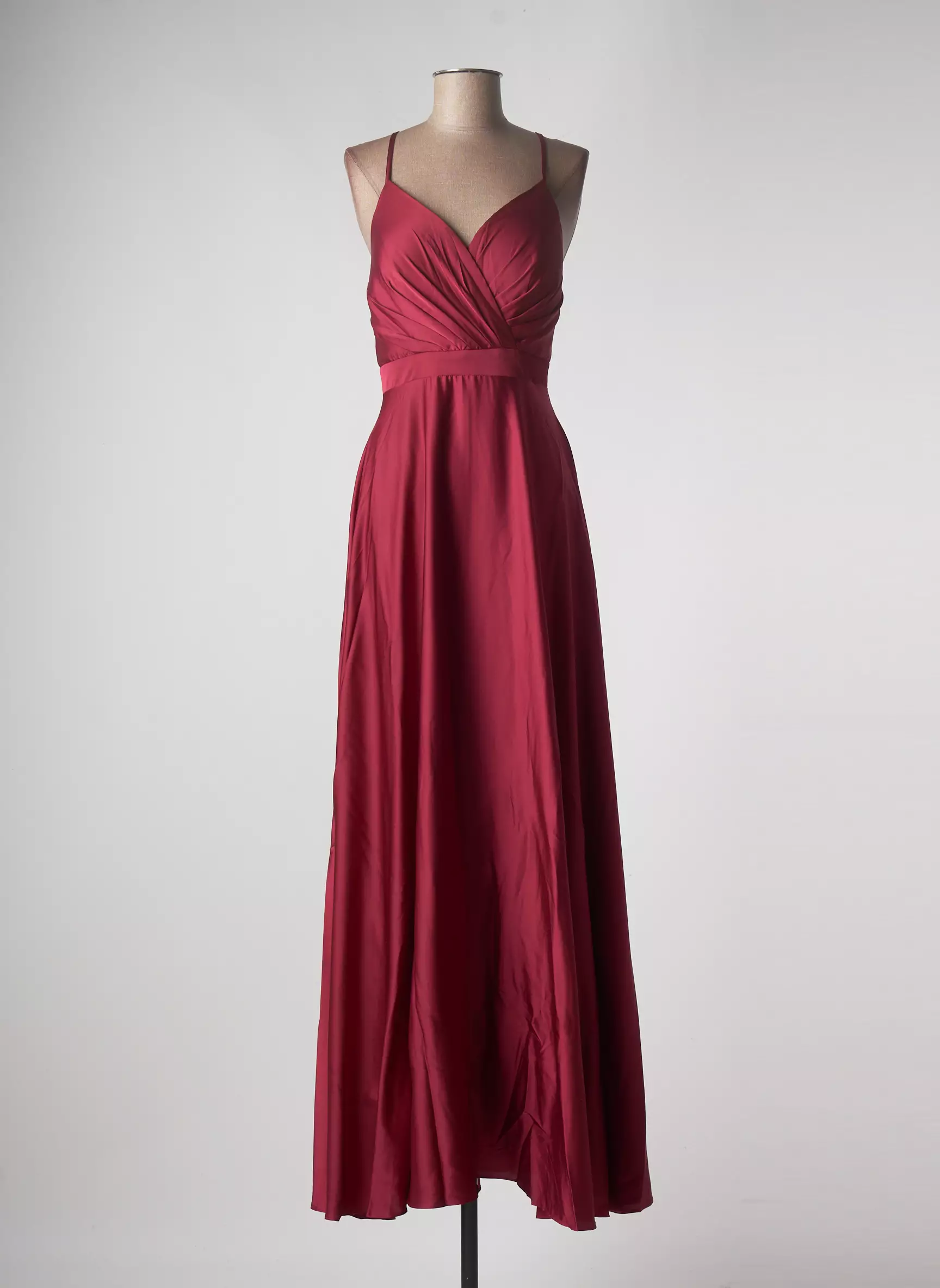 Lautinel Paris Robes Longues Femme couleur rouge