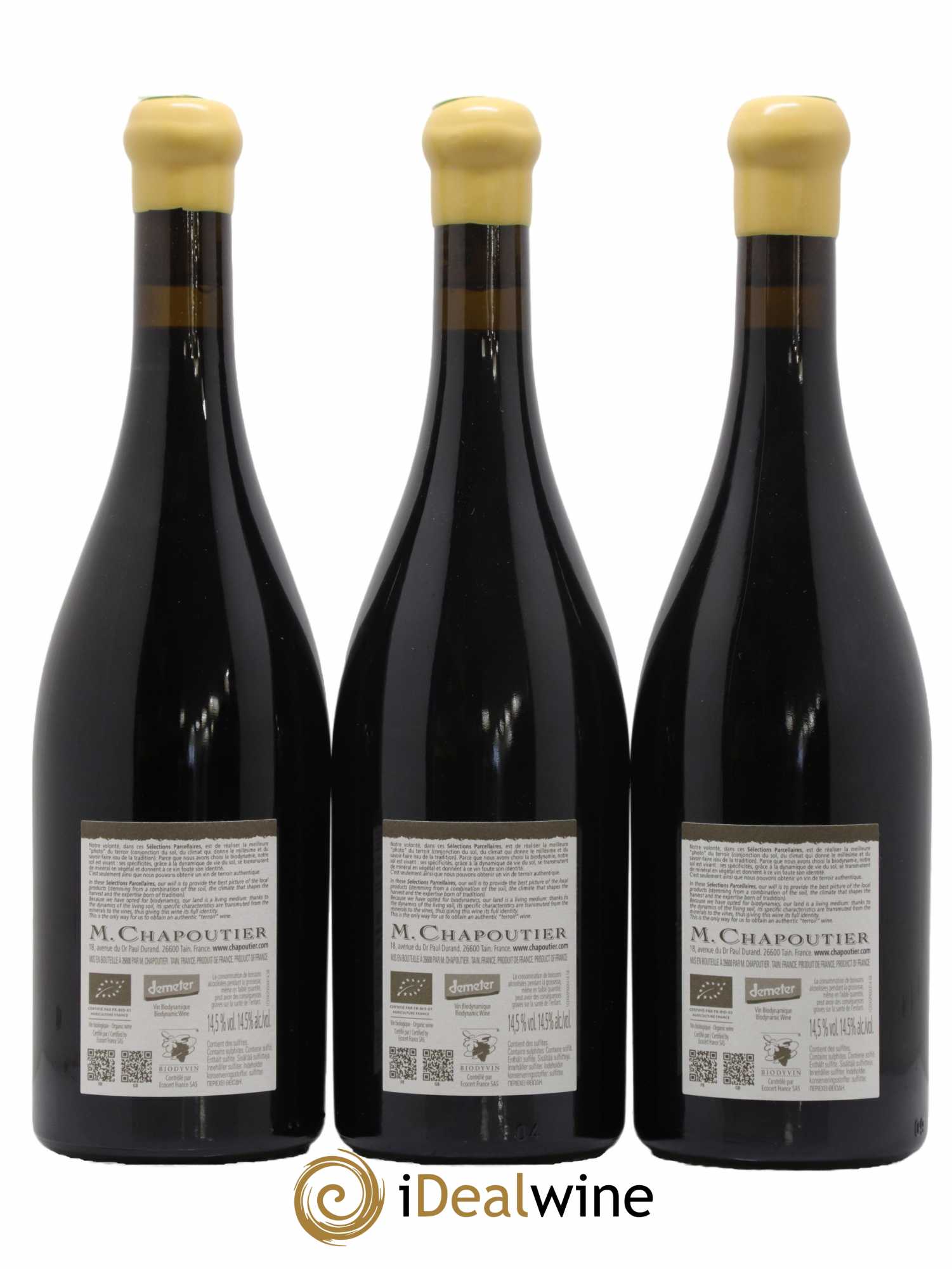 Hermitage Ermitage Le Pavillon Chapoutier  2019 - Lot de 6 Bouteilles