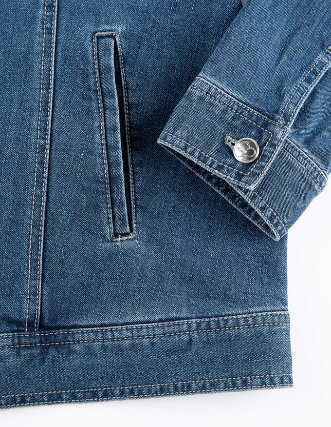 Jeansjacke - Aufgesetze Taschen