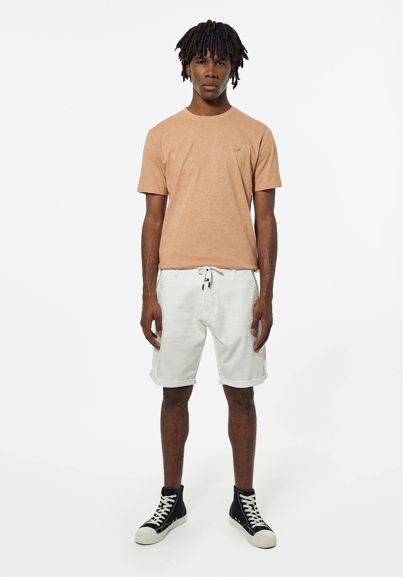 IRMIX  Short tapered blanc Homme