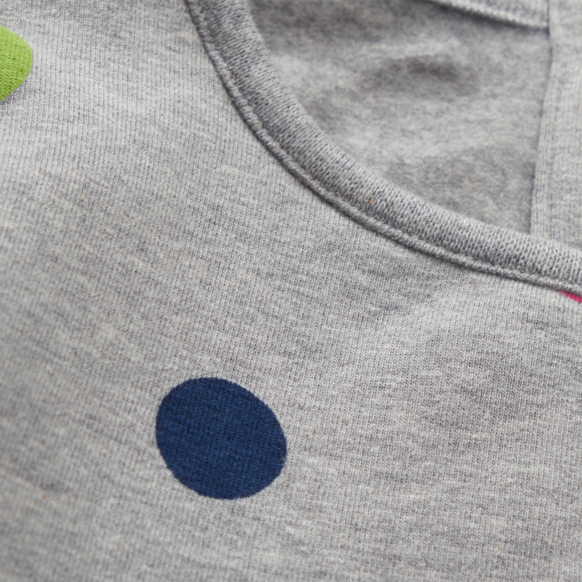 Baby Sweatkleid mit Punkten allover