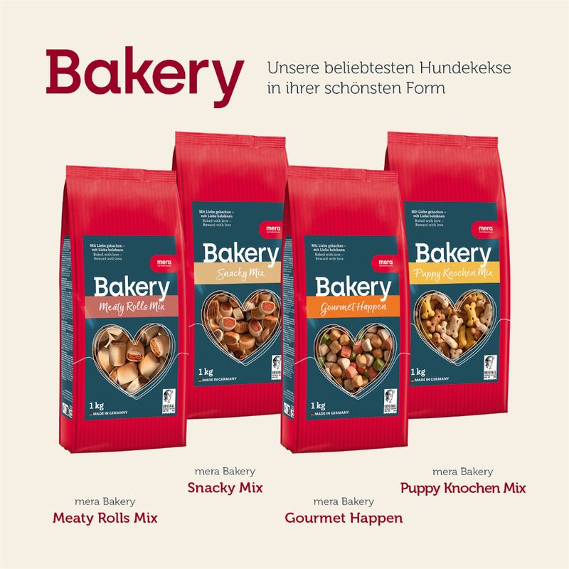 mera Bakery Snacks Puppy Knochen Mix