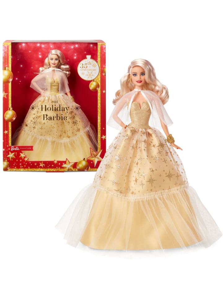 Barbie Holiday Barbie 2023 | HJX04 | Mattel Signature Puppe | Sammelpuppe günstig kaufen onesize
