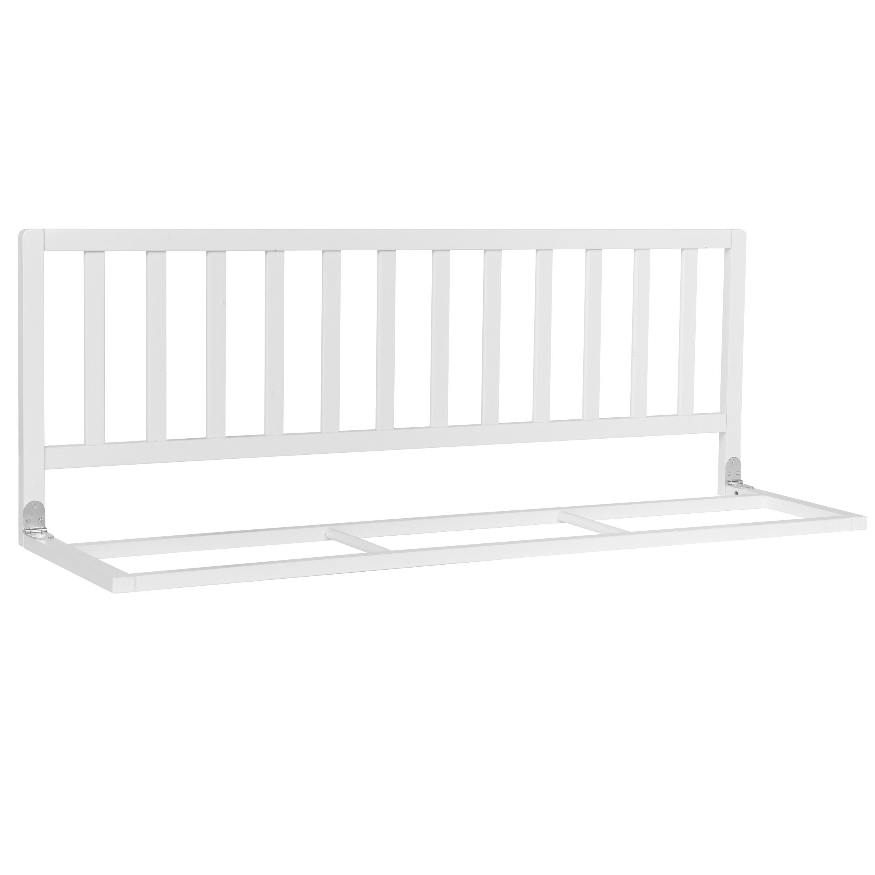 ib style Bettschutzgitter Bettgitter Pino 120cm weiß, Bettschutzgitter - Rausfallschutz - Holzgitter