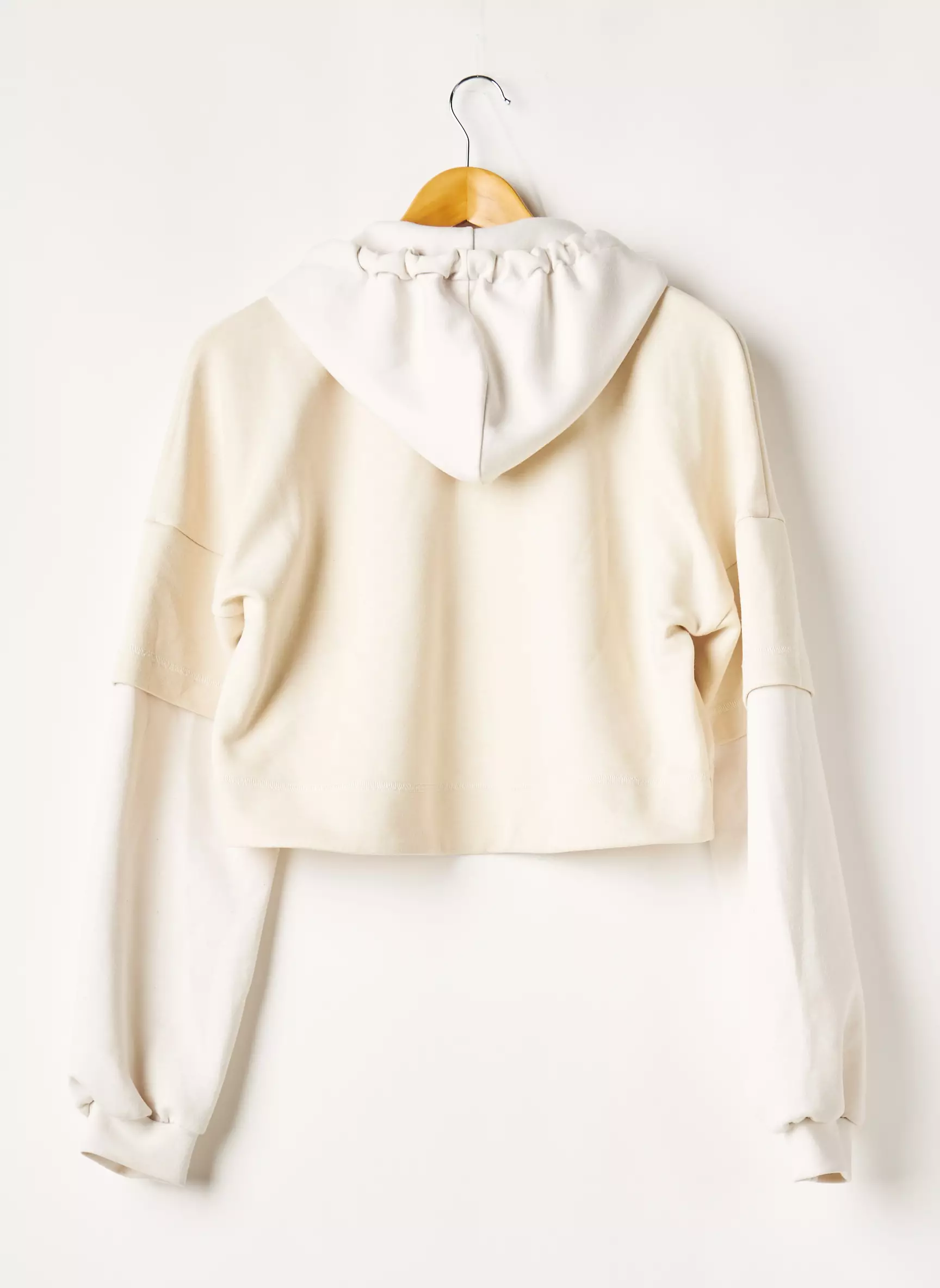 C Ren Sweat Capuche Femme couleur beige