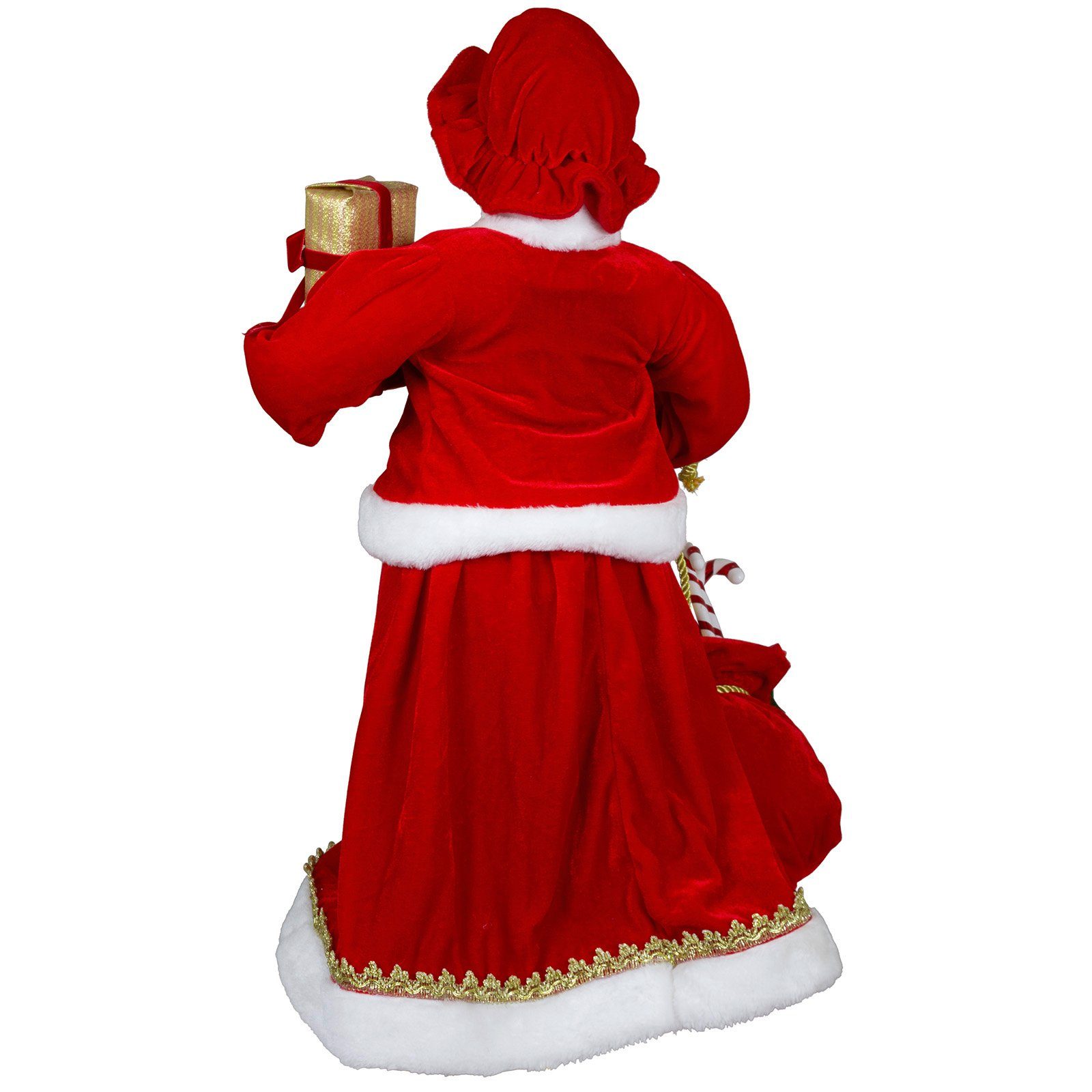 Christmas Paradise Weihnachtsfigur Weihnachtsfrau 60cm Alma Mrs. Santa (Deko Figur, 1 St., stehend), Weihnachten