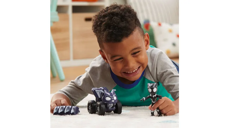 Hasbro - Marvel Spidey and His Amazing Friends Black Panther, Panther Patroller