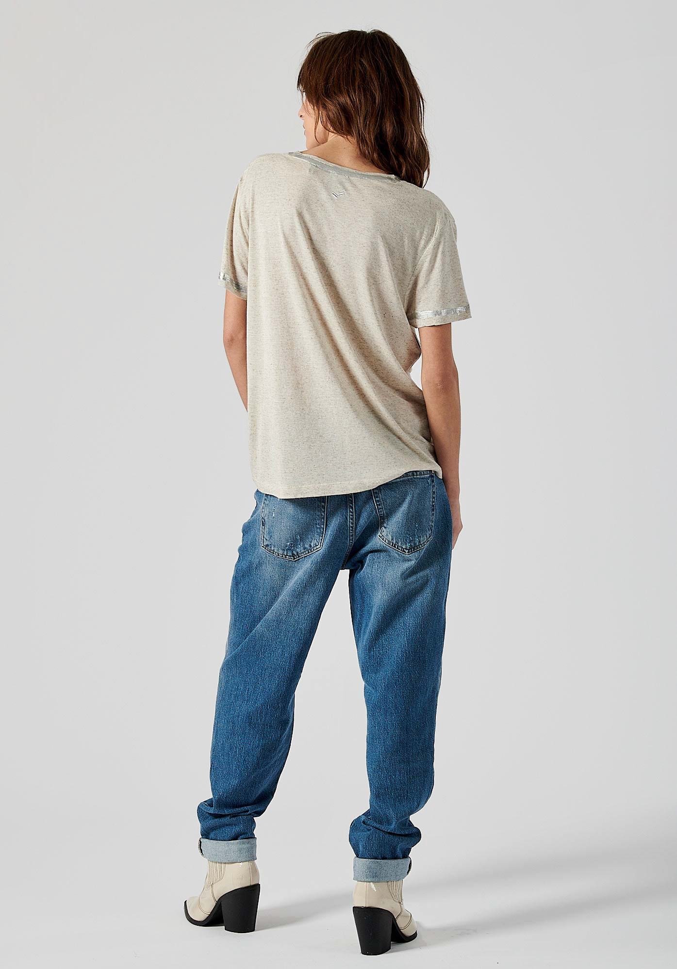 FELIX  T-shirt écru femme