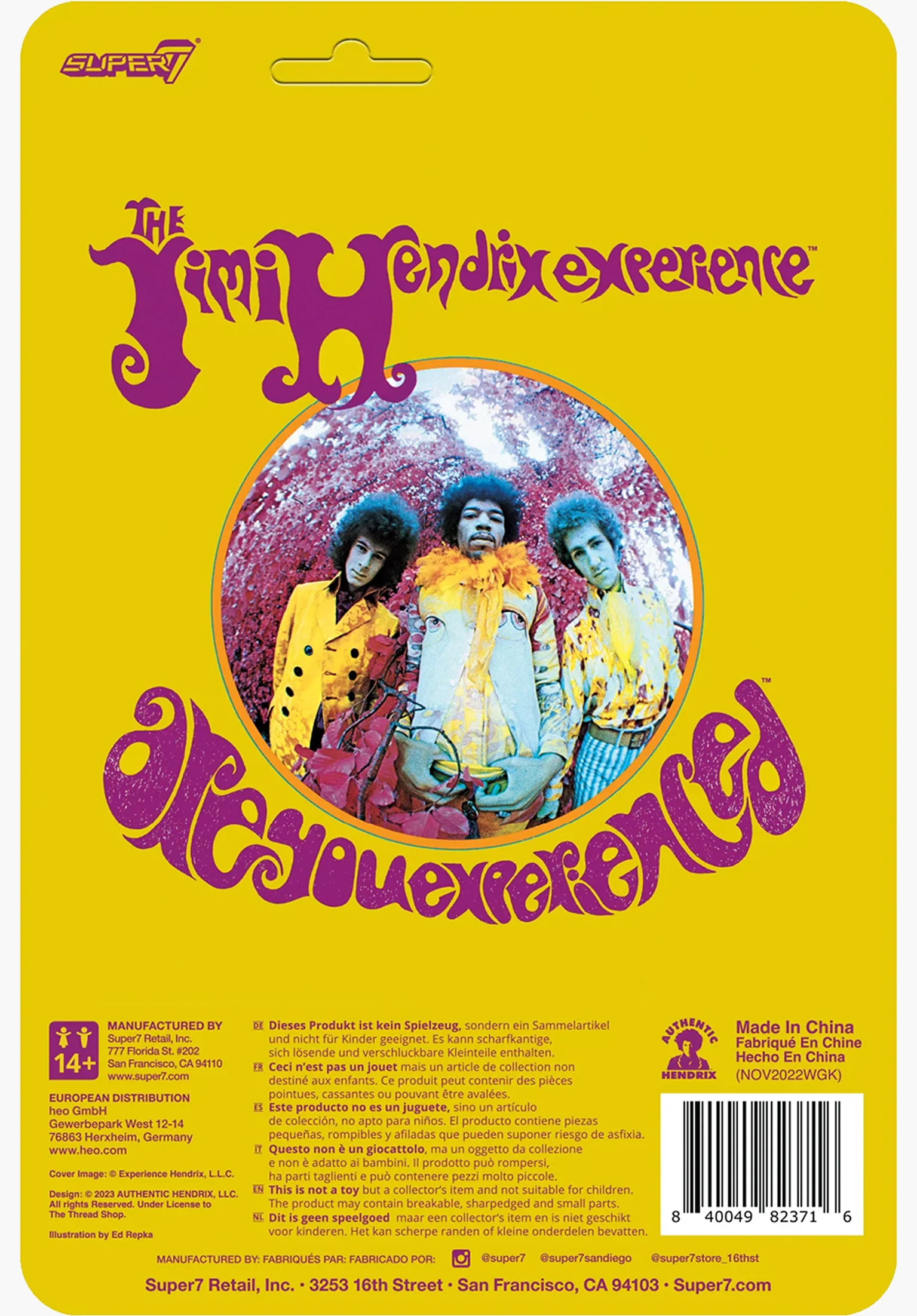 Jimi Hendrix ReAction Figure Jimi Hendrix Are You