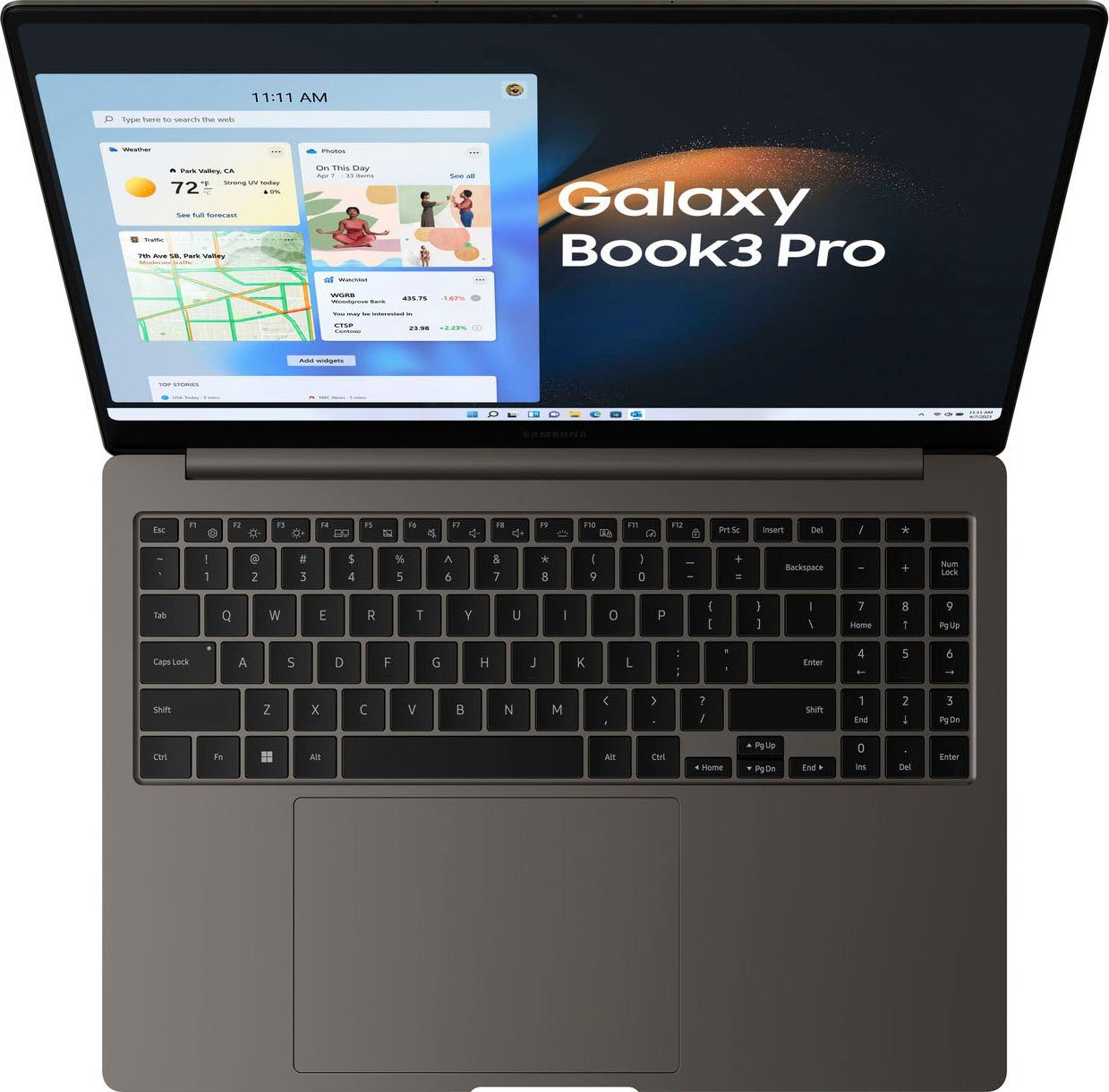 Samsung Galaxy Book3 Pro Notebook (40,62 cm/16 Zoll, Intel Core i5 1340P, Iris® Xᵉ Graphics, 256 GB SSD)