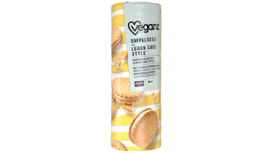 Veganz Bio Doppelkeks Lemon Cake Style 330 g