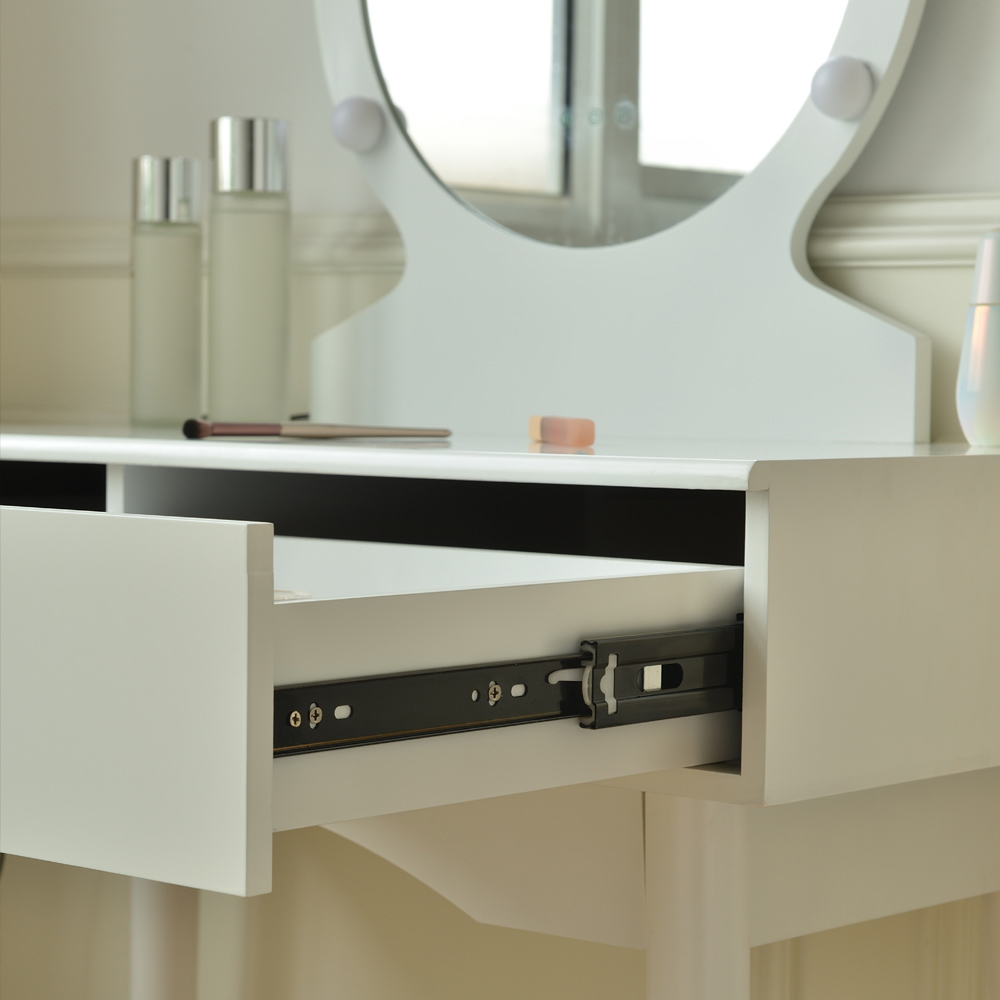 Home Deluxe Schminktisch MIRANDA - Weiß