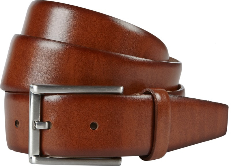 Gürtel aus Leder in cognac