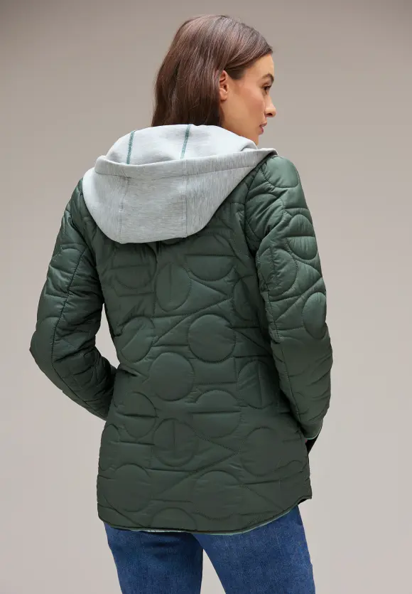 Street One Jacke mit Wording Steppung