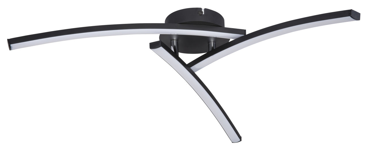 Globo Lighting - TANSY I - Deckenleuchte Metall schwarz matt, LED