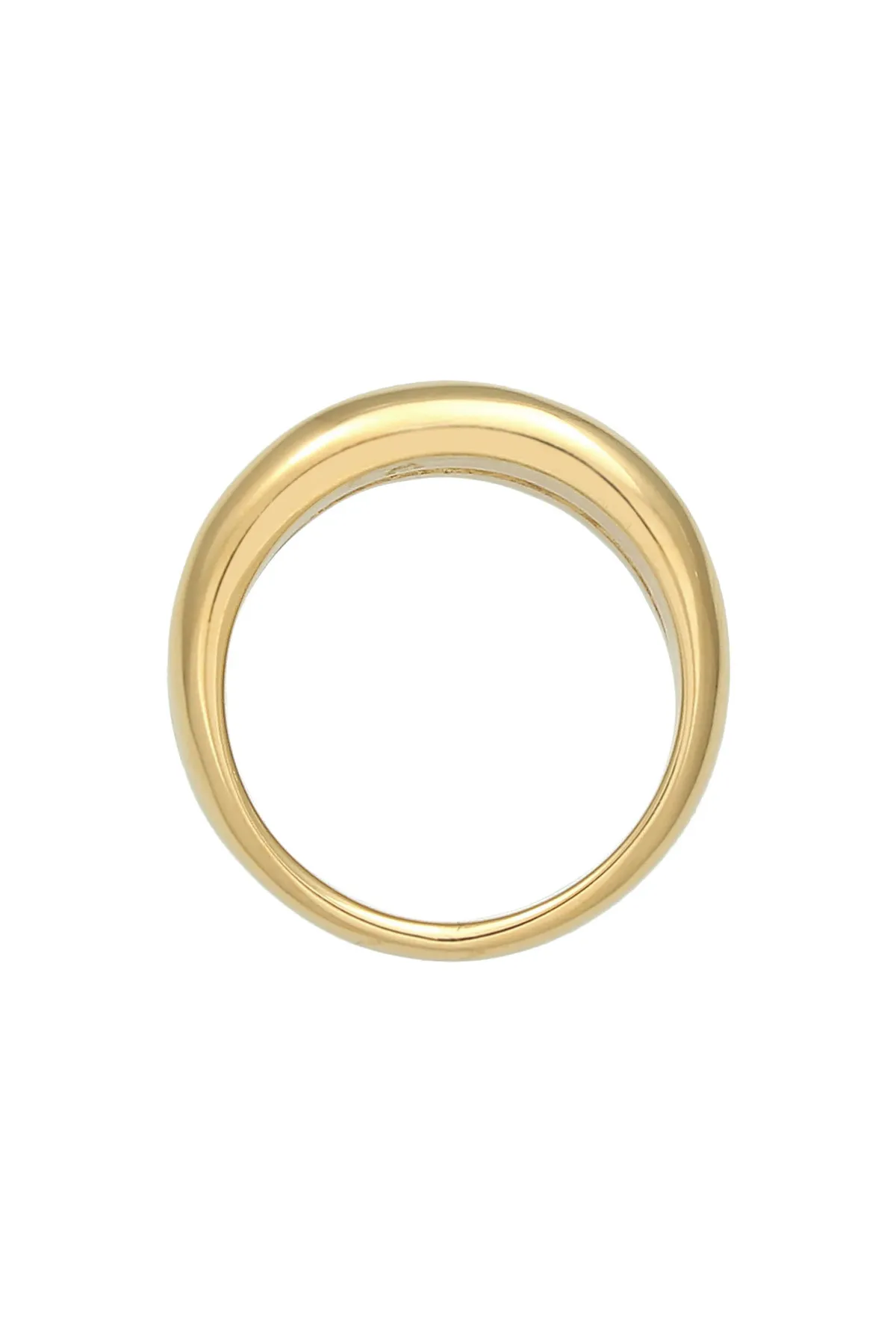 ELLI  Ring - Goldfarben - Ohne Stein