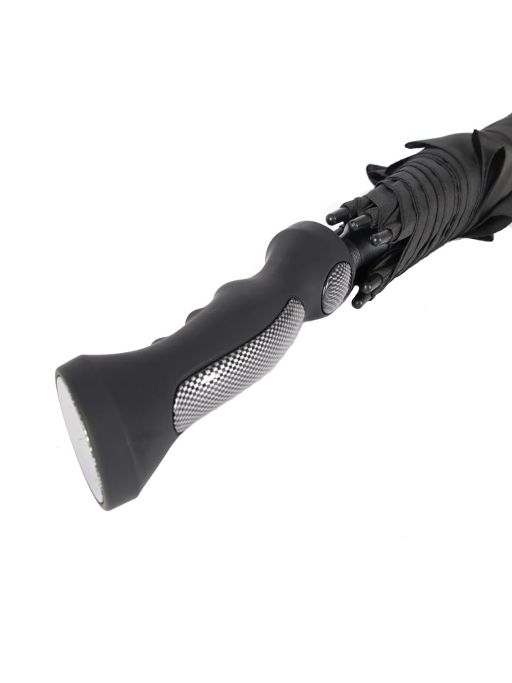 COFI 1453 Teleskop Regenschirm Schwarz ø130 cm in Schwarz günstig kaufen 130 cm