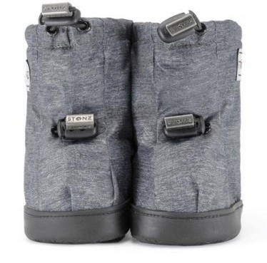Stonz ~ Toddler Booties ~ Heather Grey