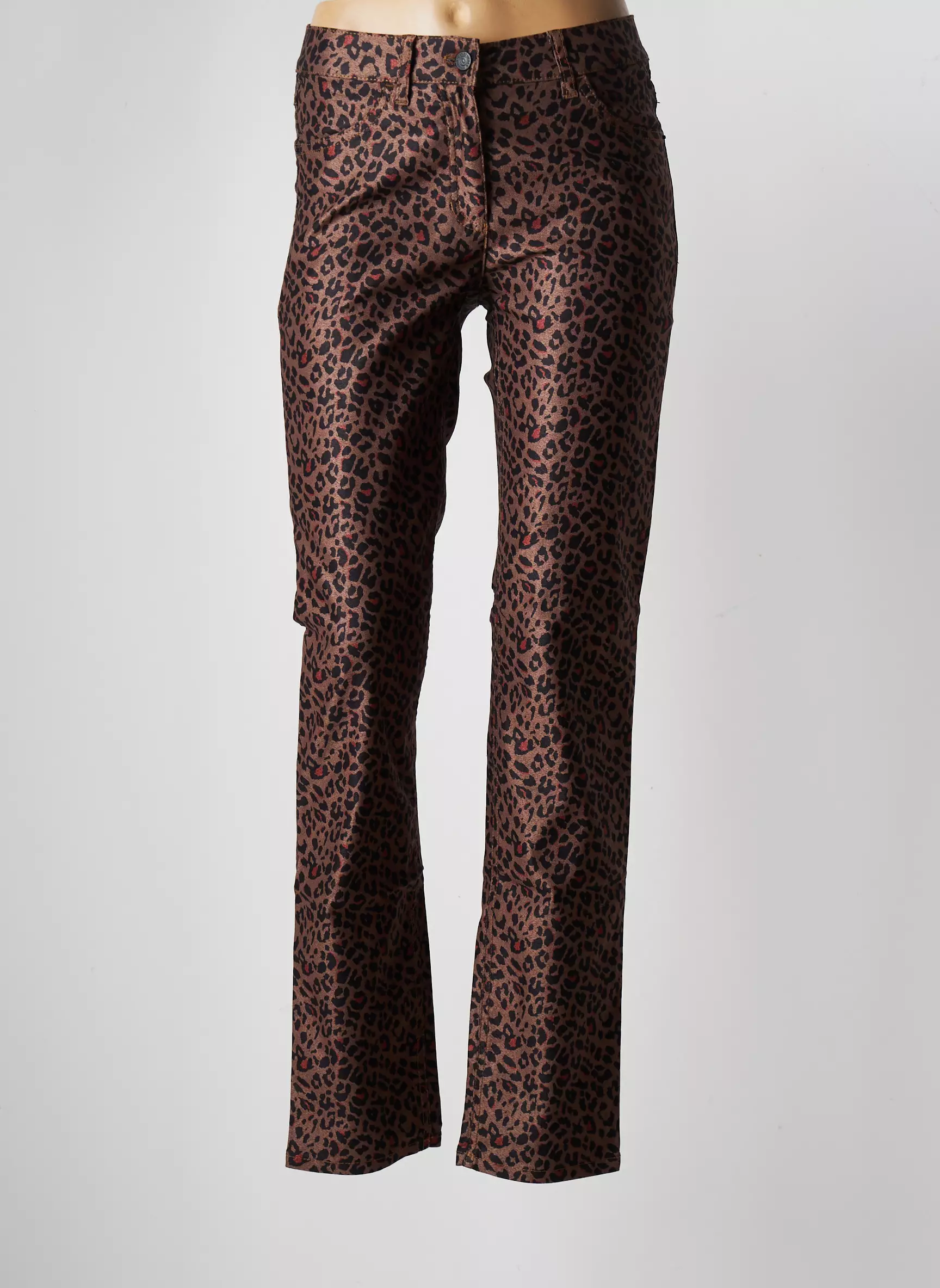 Gerry Weber Pantalons Slim Femme couleur marron