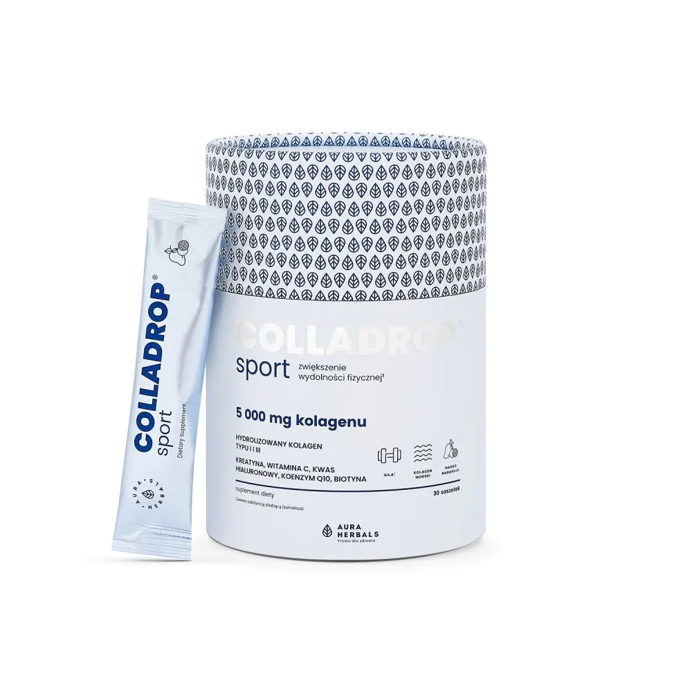 Colladrop Sport Marine Collagen 5000 mg Mango Passion Σακουλάκια φρούτων