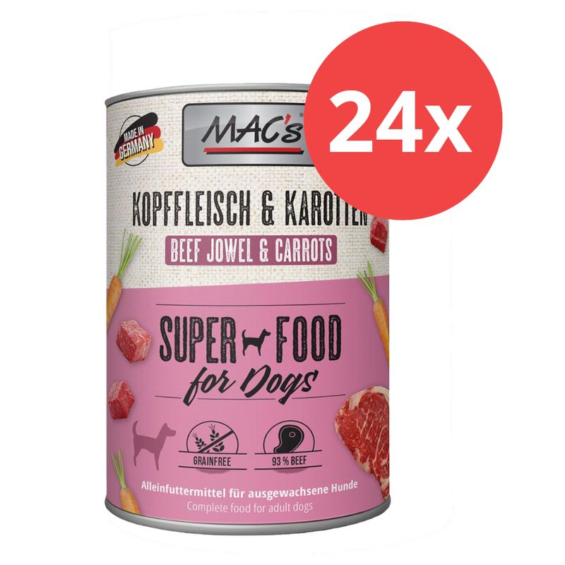 Sparpaket MAC's Adult Superfood 24 x 400 g