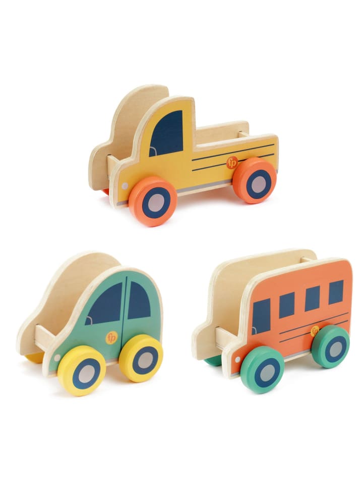 Fisher-Price Holz-Fahrzeuge 3 Stück   Tiere in bunt günstig kaufen onesize