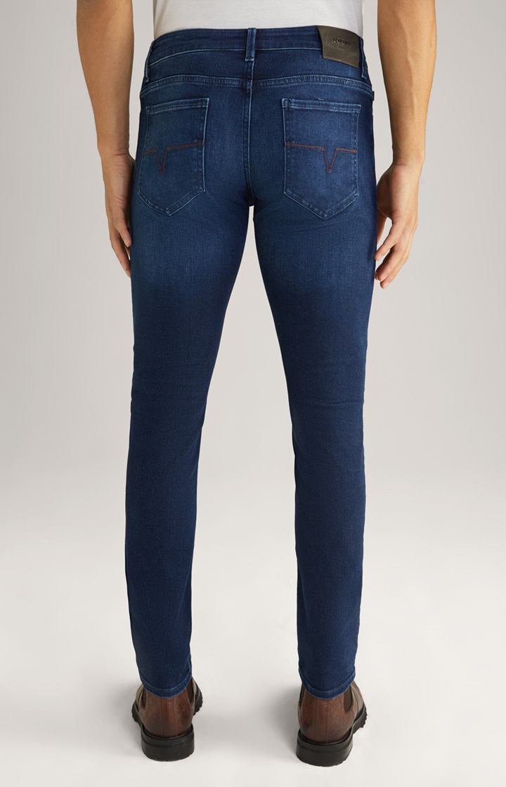 Velvet Touch Jeans Stephen in Dunkelblau Washed
