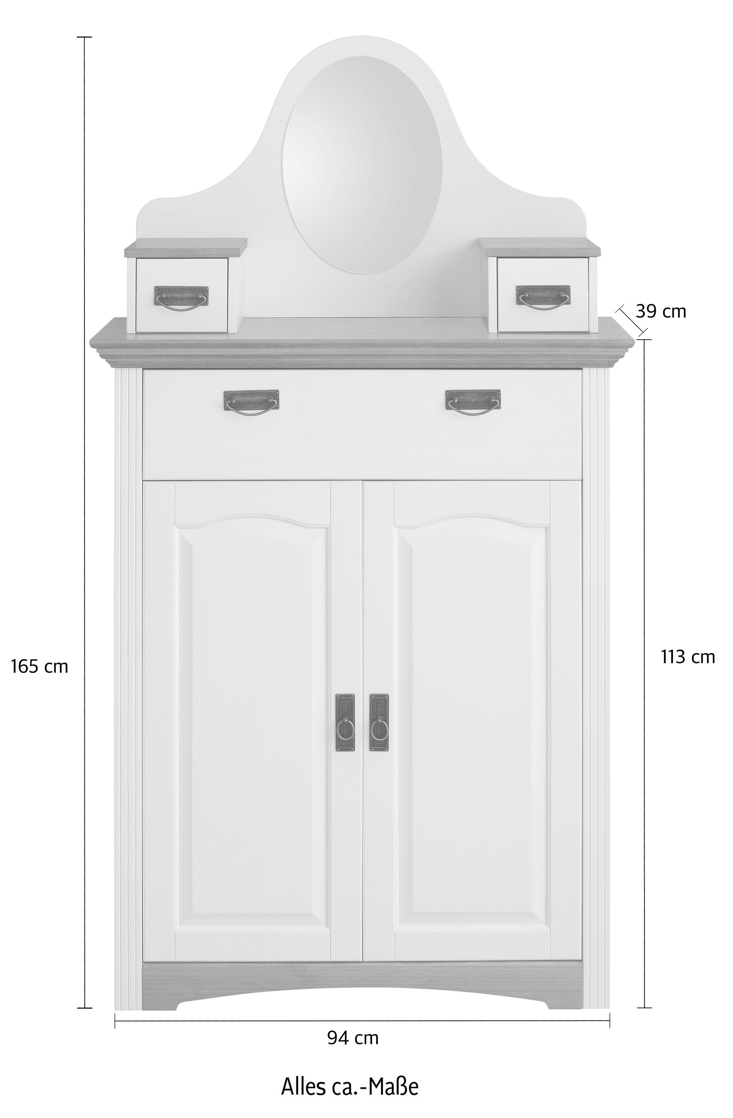 Home affaire Kombikommode Konrad, Breite 94 cm