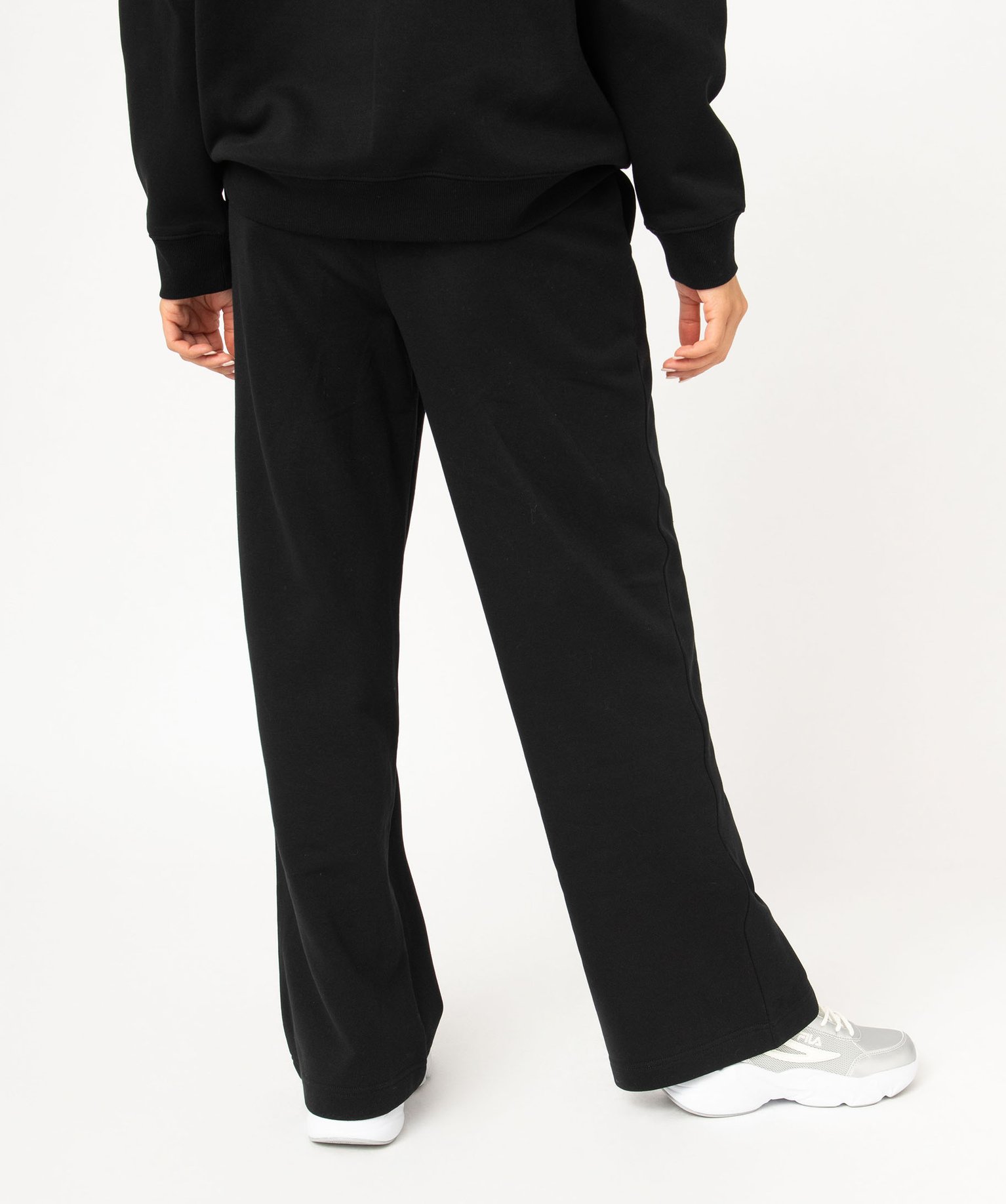 Pantalon de jogging coupe flare femme noir | GEMO
