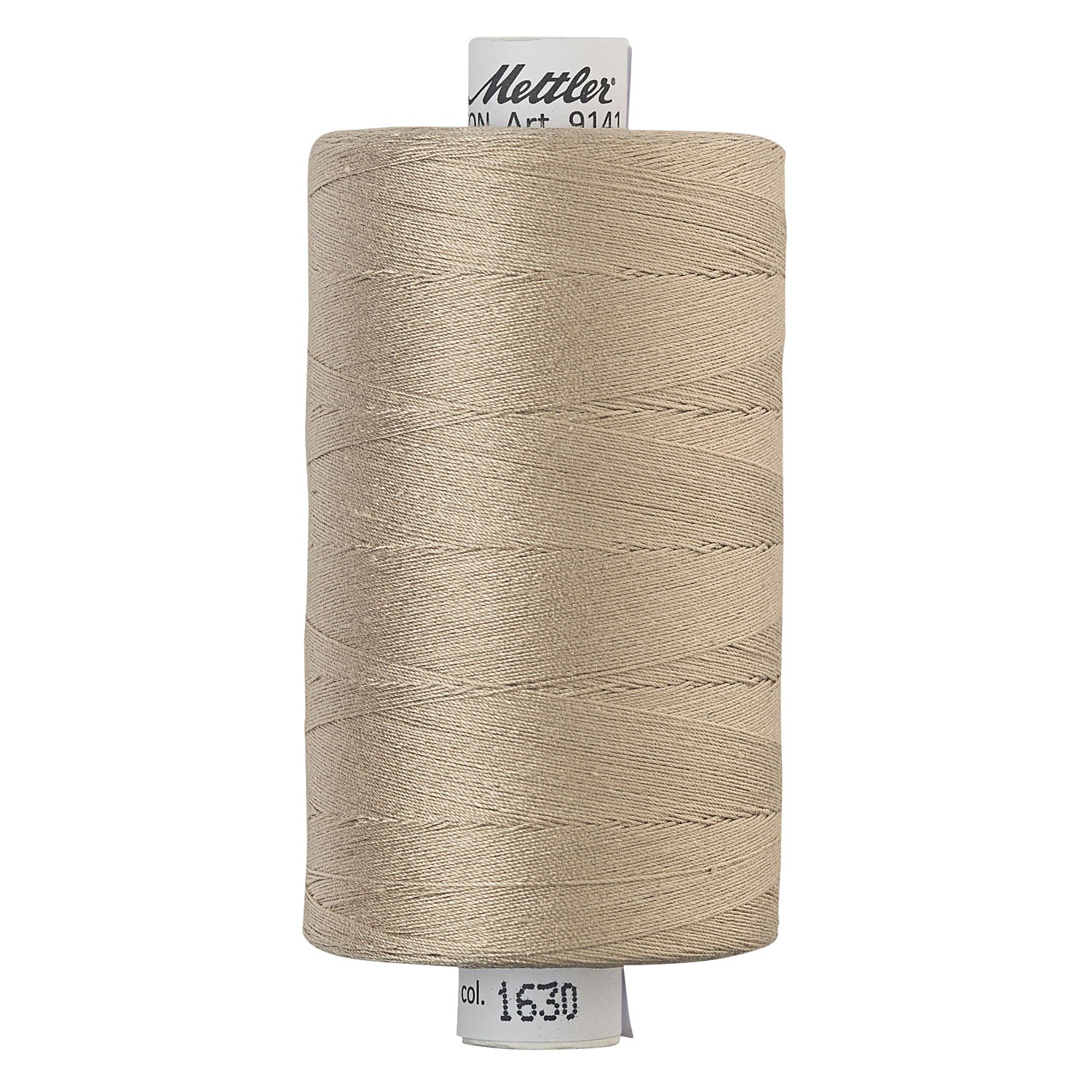 Mettler Silk Finish Cotton Maschinen- & Handquiltgarn, Stärke: 40, 1000m-Spule, beige