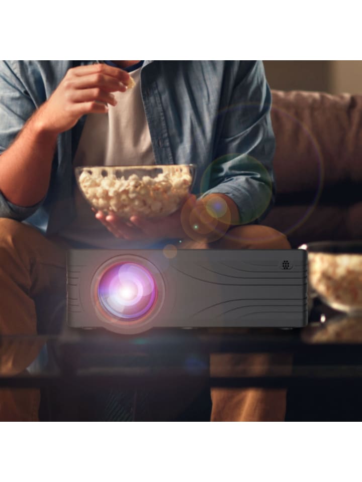 LA VAGUE LV-HD240 WI-FI BUNDLE LED-Projektor inkl. LV-STA100FP in schwarz günstig kaufen onesize