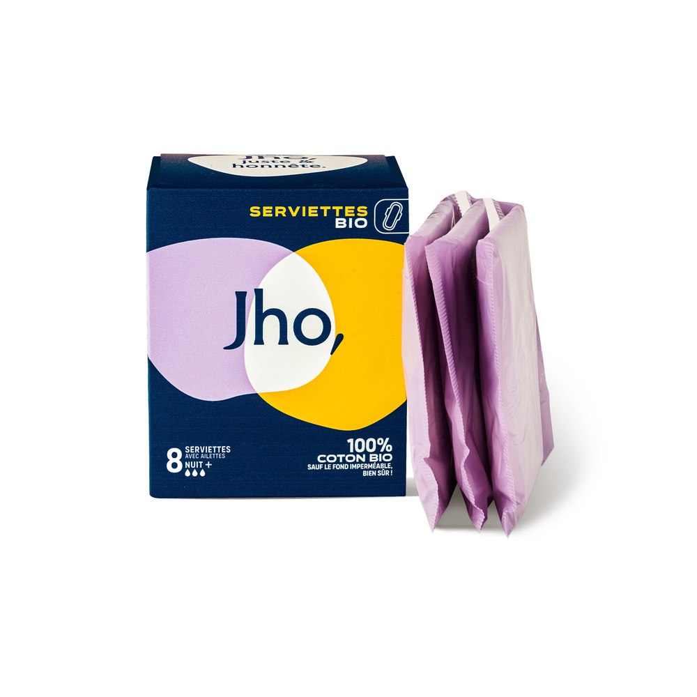 Jho Serviettes nuit+ Hygiène intime féminine