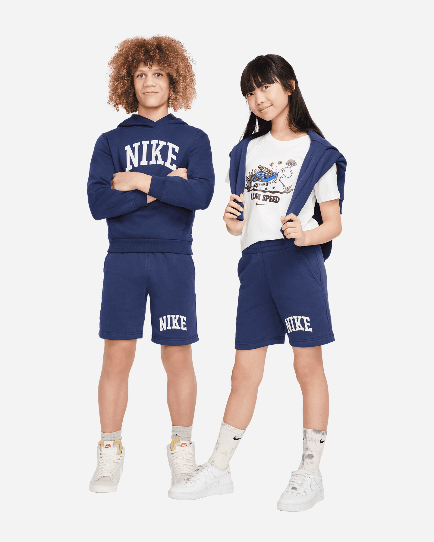 Spodenki Nike Varsity Logo Jr HJ3135-410