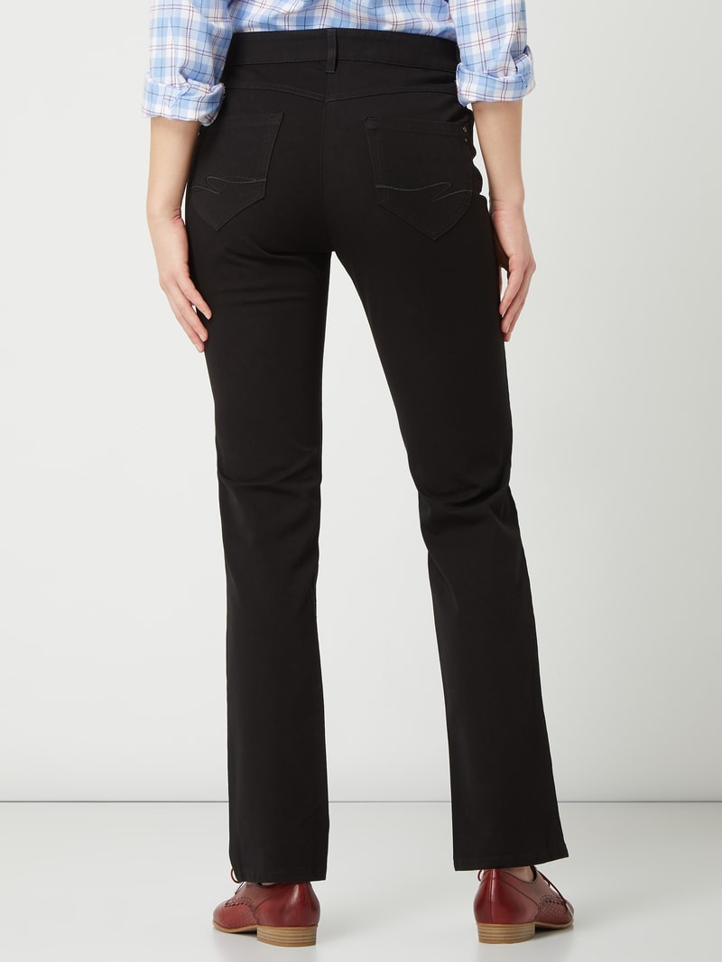 Comfort Fit Jeans mit Stretch-Anteil Modell 'Cora' in schwarz