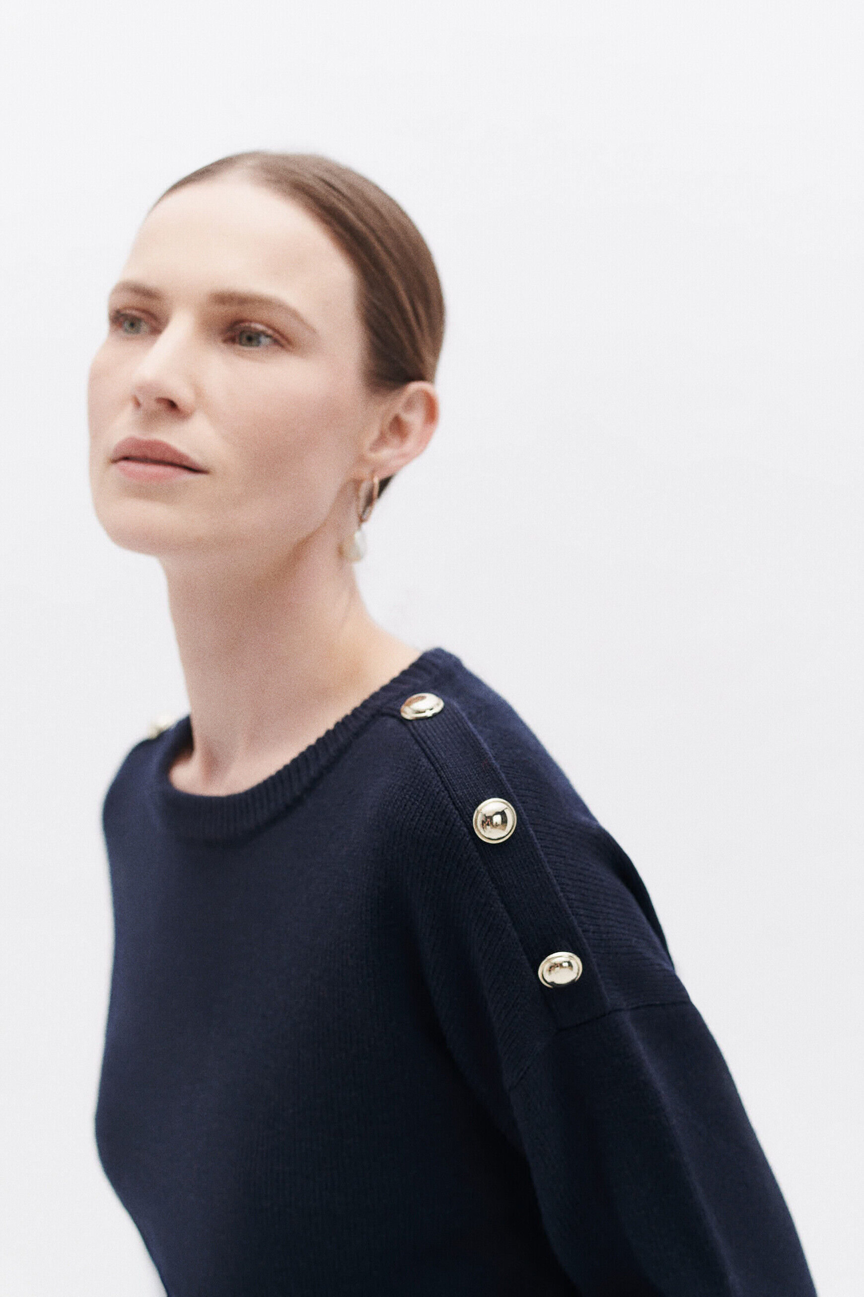 Pull marilou bleu marine femme