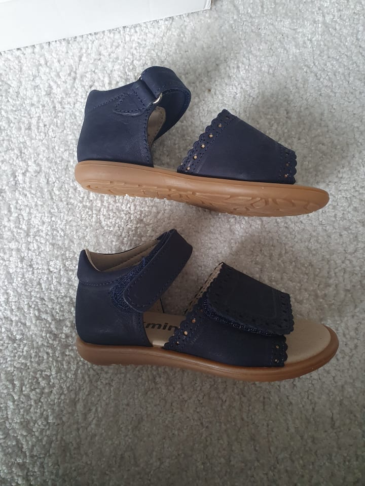 kmins Leder-Sandalen in Dunkelblau günstig kaufen 26