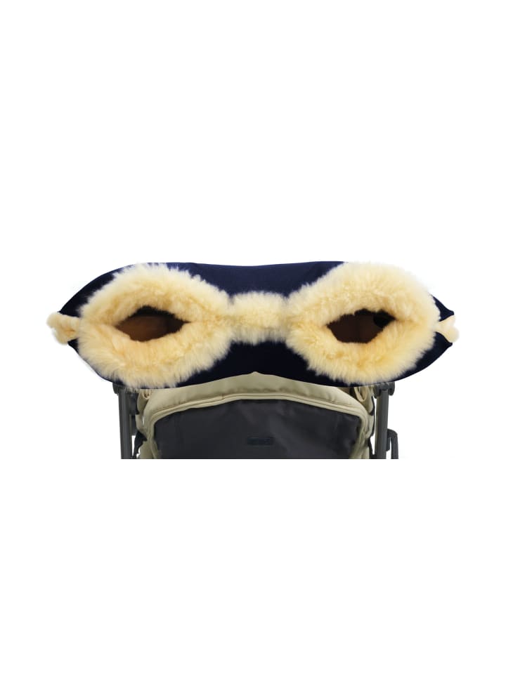 Hofbrucker Lammfell-Handwärmer für Kinderwagen in Navy Blue günstig kaufen onesize